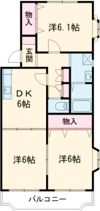 パステル壱番館の間取り画像