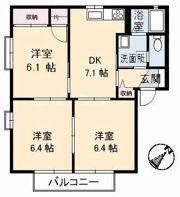 サン・フォーレス A棟の間取り画像