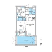 プレディアコート代々木上原の間取り画像