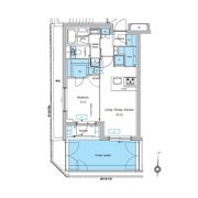 プレディアコート代々木上原の間取り画像