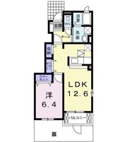 セゾン 五条Ⅰの間取り画像