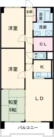 アネックスミカドの間取り画像