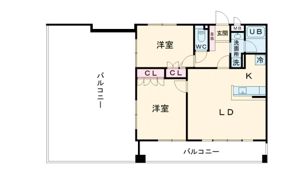 リーガル新神戸パークサイドの間取り画像