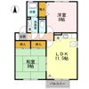 エルパレス江端 Aの間取り画像