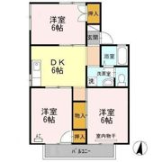 プレジール堀溝 A棟の間取り画像