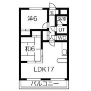 クレスト21 N棟の間取り画像