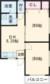 柳コーポの間取り画像