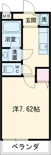 フジパレス アサヒの間取り画像