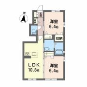 シャーメゾン万々Ⅱの間取り画像