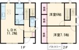 ブランエール Bの間取り画像