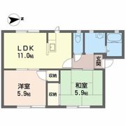 リバーハイツの間取り画像