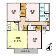 プランドール Dの間取り画像
