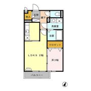 ネオポリス都 B棟の間取り画像