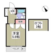 ソレイユ若葉セブンワンの間取り画像