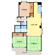 シーズンコート杁ヶ池Bの間取り画像