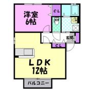 シーダーコートBの間取り画像