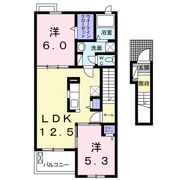 エルヴィータ八女 Cの間取り画像