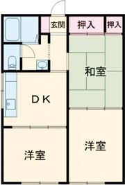 コーポ仁科の間取り画像