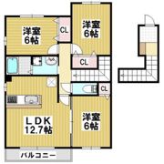 グランハイム B棟の間取り画像