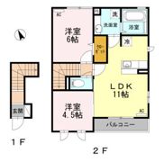 サンマーレン B棟の間取り画像