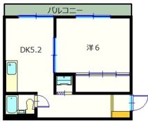 グローリー曙の間取り画像