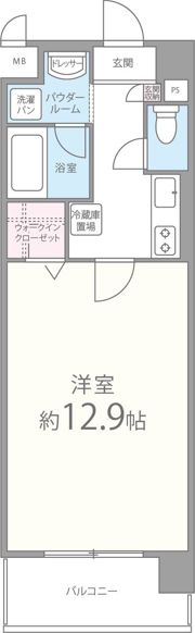 エスペーロ神田の間取り画像