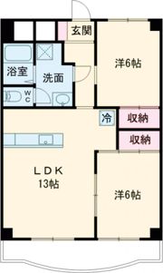 オリエンタルハイツの間取り画像