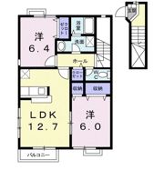 プラシード Βの間取り画像
