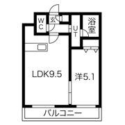 アルファレジデンス末広の間取り画像