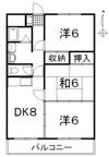 中央マンションの間取り画像