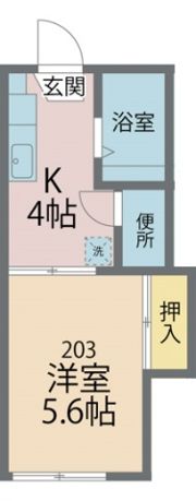ポルシェサンライズの間取り画像