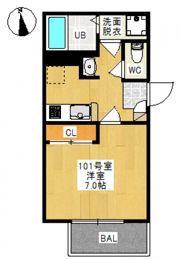 REGALEST 十日市(レガリスト トウカイチ)の間取り画像