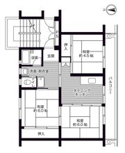 ビレッジハウス中込2号棟の間取り画像