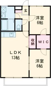 アリスト・ヴィラK A棟の間取り画像