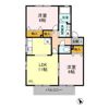 ディアコート Aの間取り画像