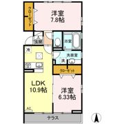 パレドールモアの間取り画像