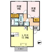 メゾン ド ハーモニーⅡの間取り画像