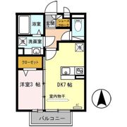 ラ・フルール西高松の間取り画像