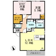 ローゼンシュタット A棟の間取り画像