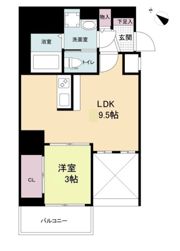 セレニテ神戸元町クレアの間取り画像