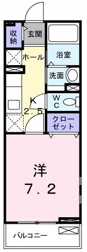 パーシモン・Kの間取り画像