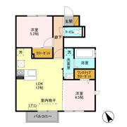 ウィットセイワの間取り画像