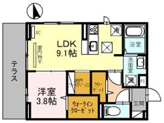マルベリー瓜生Ⅱの間取り画像