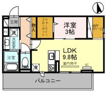 マルベリー瓜生Ⅱの間取り画像