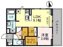 マルベリー瓜生Ⅱの間取り画像