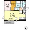 ウミライ西津田の間取り画像
