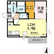 ウミライ西津田の間取り画像
