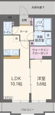 サンフィールド イーストの間取り画像
