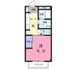 コーポみなみ1の間取り画像