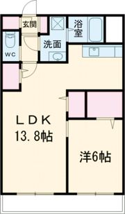 ユニティー皆春の間取り画像